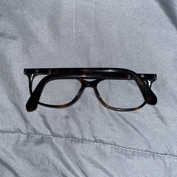 Kate Spade Eyeglasses Kaileigh is the model and color is tortoise - Picture 4 of 8